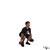 Dumbbell Squat to Bicep Curl exercise demonstration