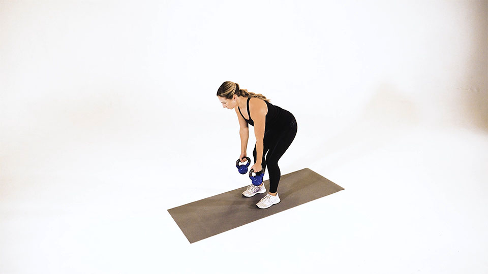 Kettlebell Alternating Row