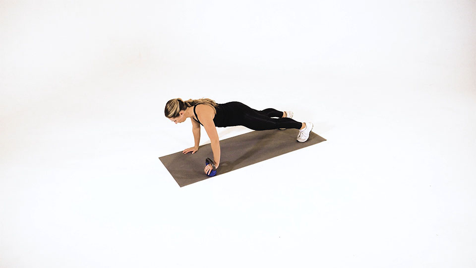 Kettlebell Push-Up exercise