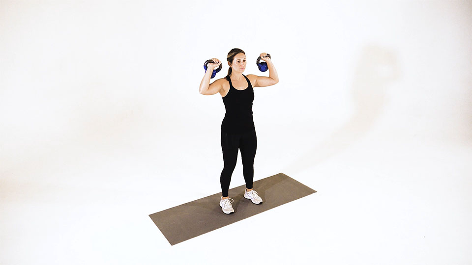 Kettlebell Alternating Shoulder Press