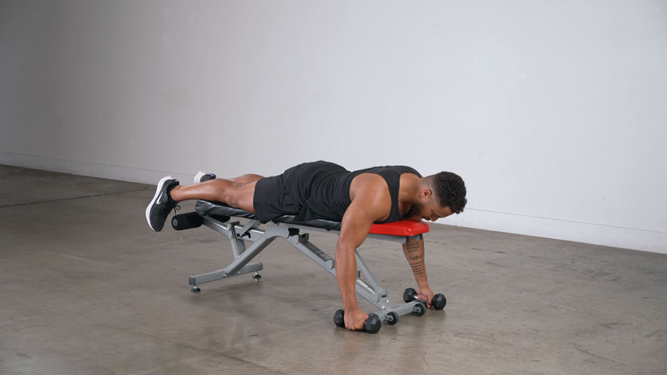 Dumbbell Prone Deltoid Raise exercise