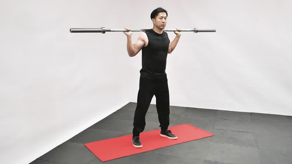 Barbell Deep Squat exercise