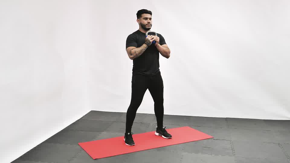 Kettlebell Goblet Squat exercise