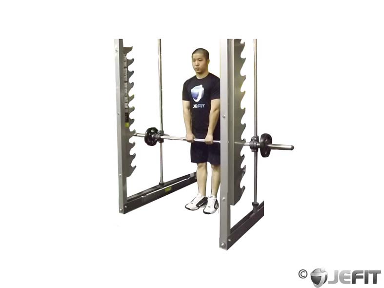 Smith Machine Stiff-Leg Deadlift