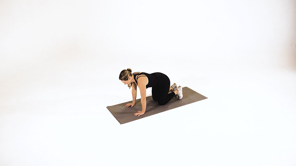 Downward Facing Dog Single-Leg exercise