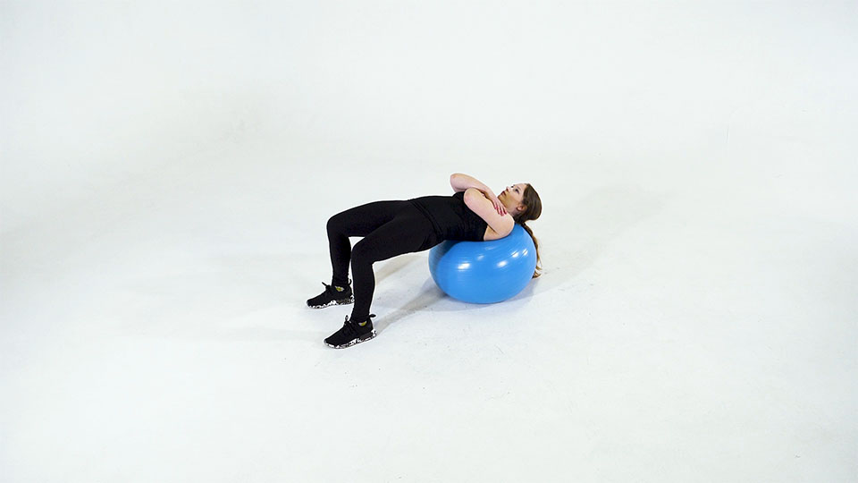 Stability Ball Hip Thrust  exercise