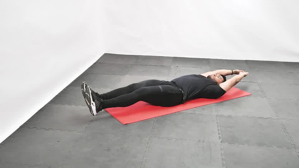 Jackknife Sit-Up exercise