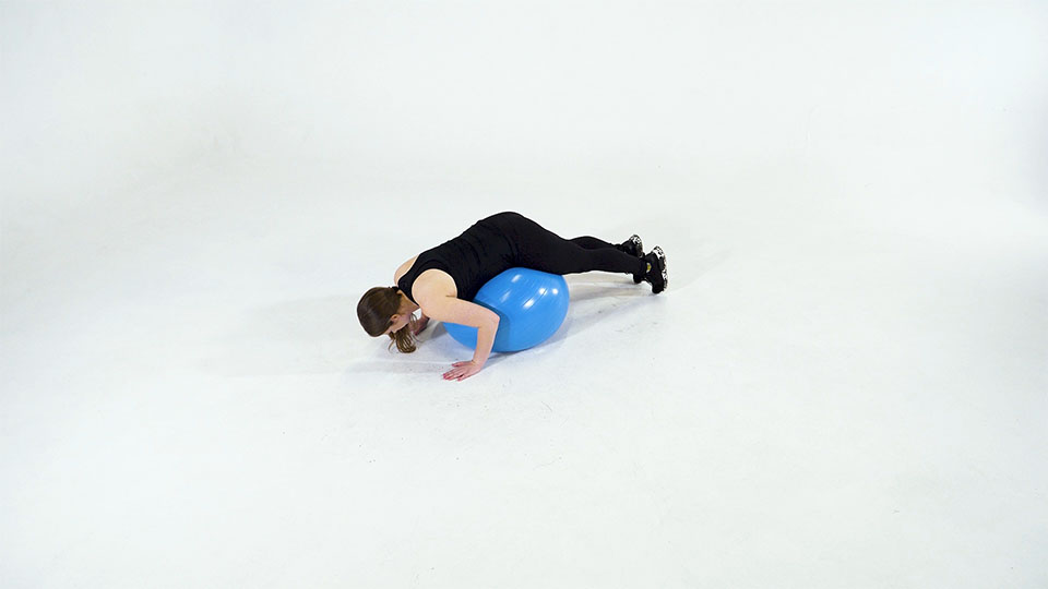 Stability Ball Hip Extension