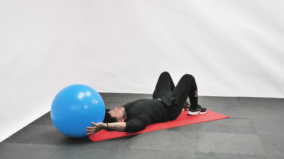 Stability Ball V-Up