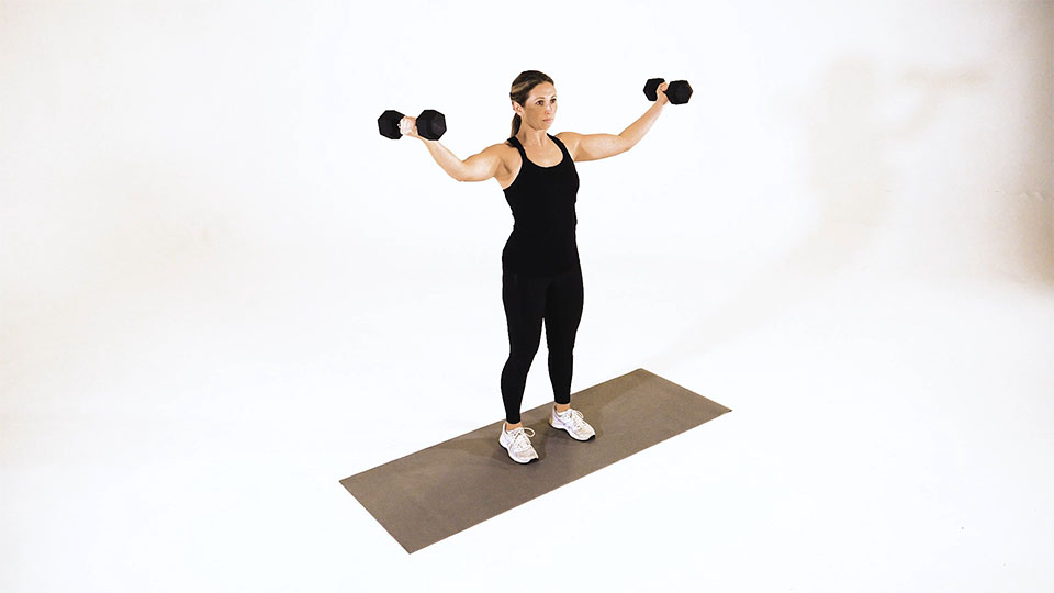 Dumbbell High Curl exercise