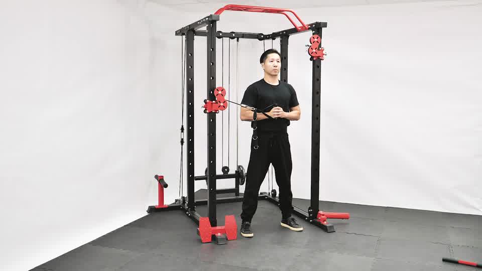 Cable Pallof Press with Rotation