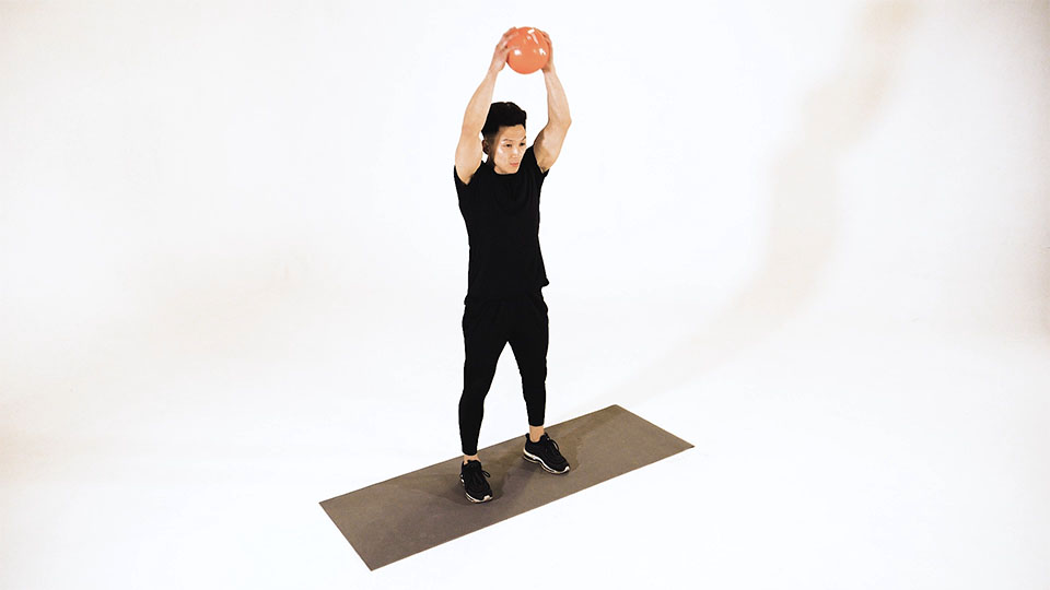 Medicine Ball Overhead Slam