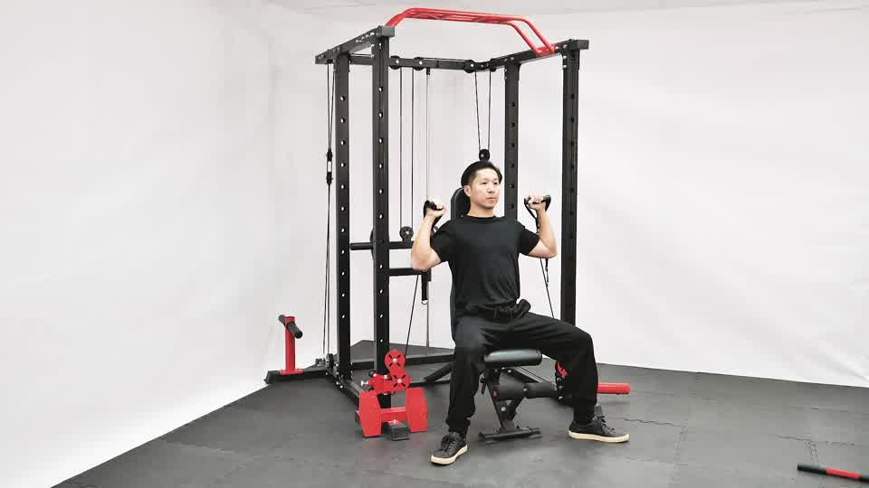 Cable Shoulder Press exercise