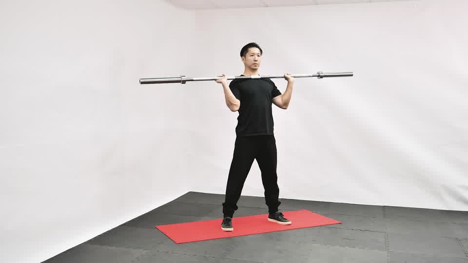 Barbell Split Jerk exercise