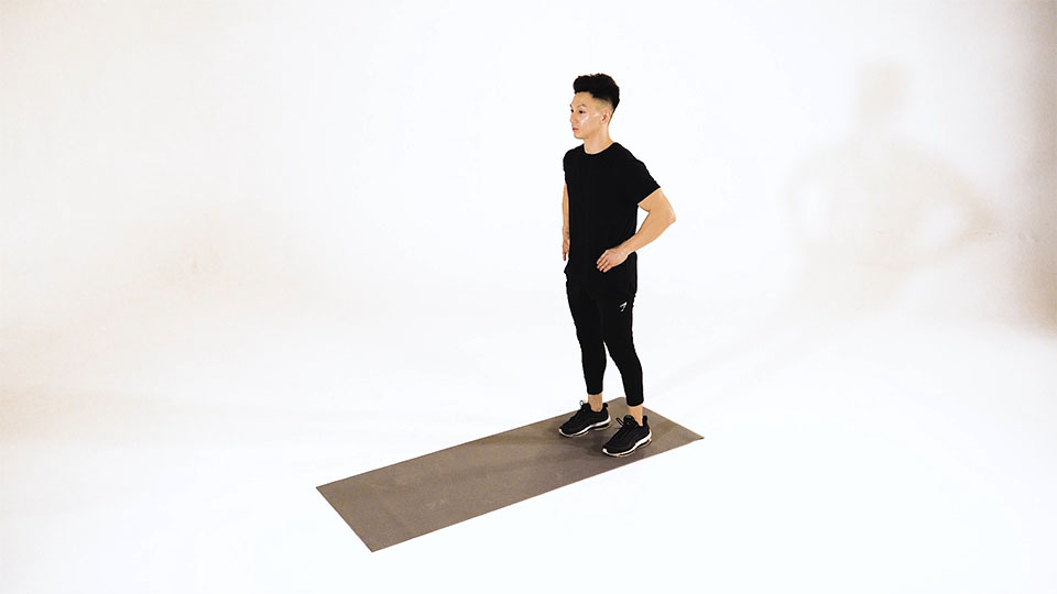 Soleus and Achilles Stretch exercise