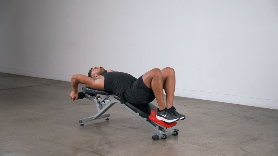 Decline Bench Knee Raise