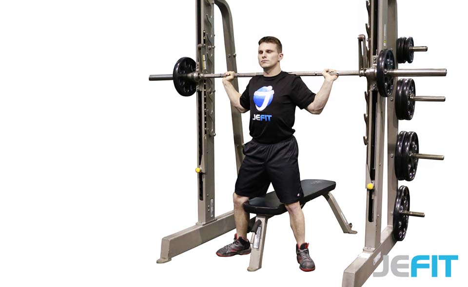 Smith Machine Squat to Bench