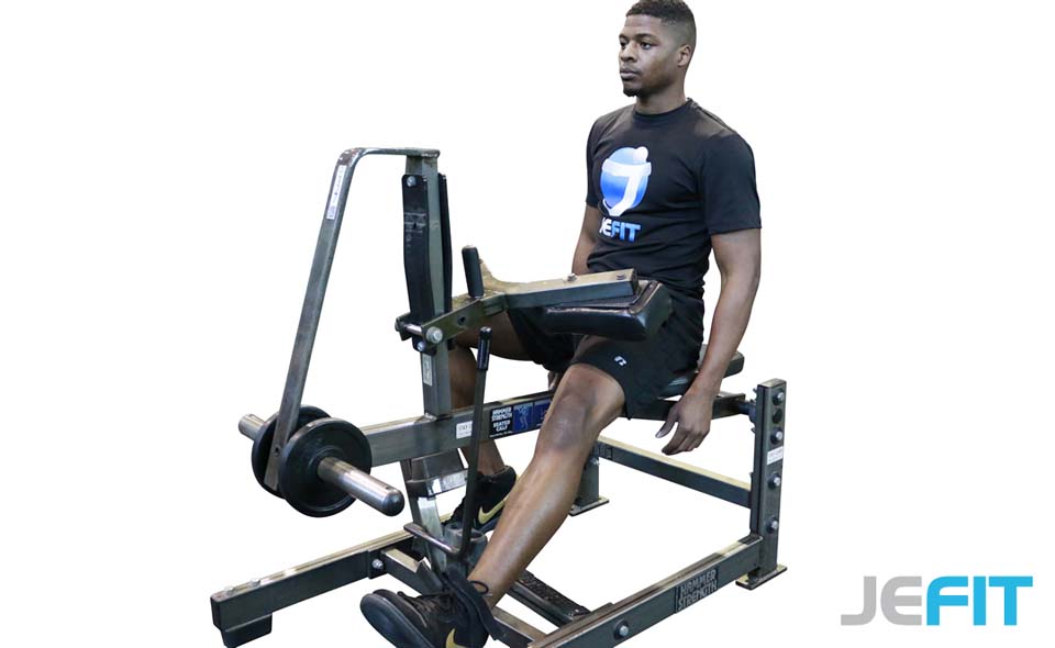 Machine Seated Single-Leg Calf Raise exercise