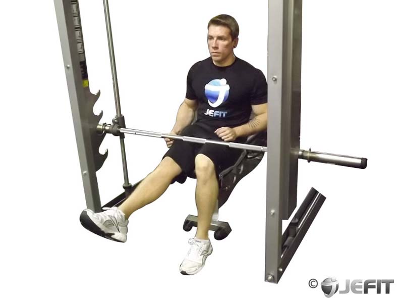 Smith Machine Single-Leg Calf Raise