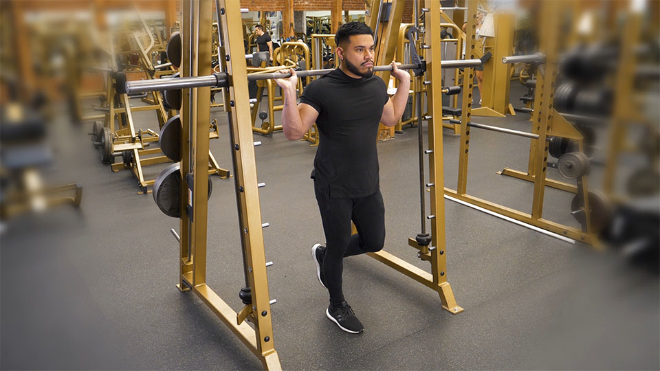 Smith Machine Single-Leg Calf Raise exercise