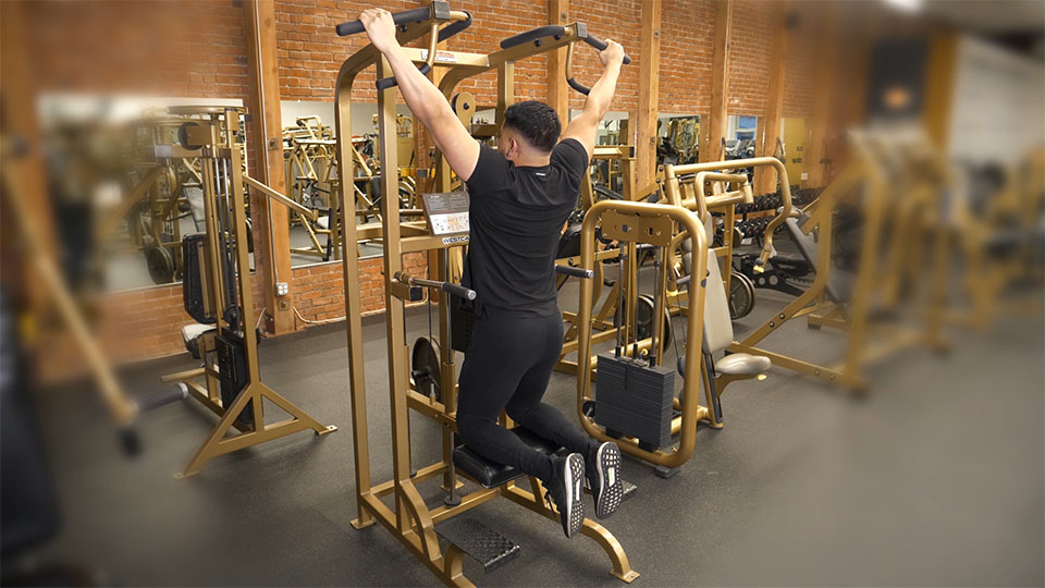 Machine Assisted Pull-Up exercise