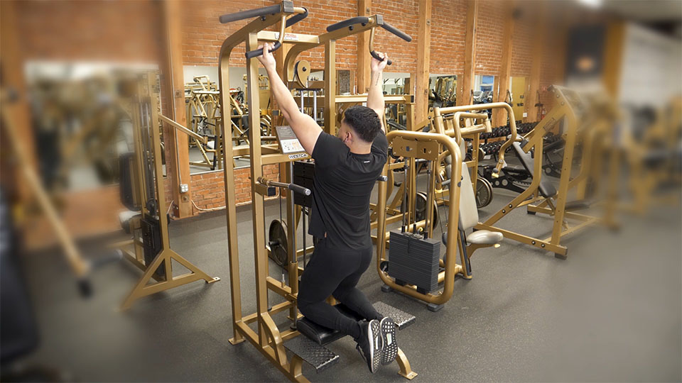 Machine Assisted Chin-Up exercise