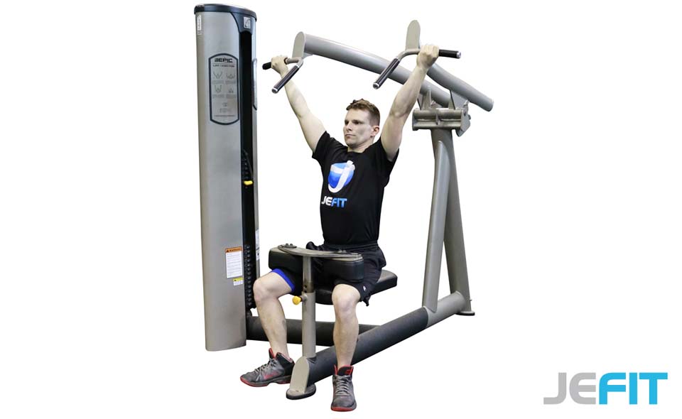 Machine Lat Pulldown (Reverse Grip) exercise