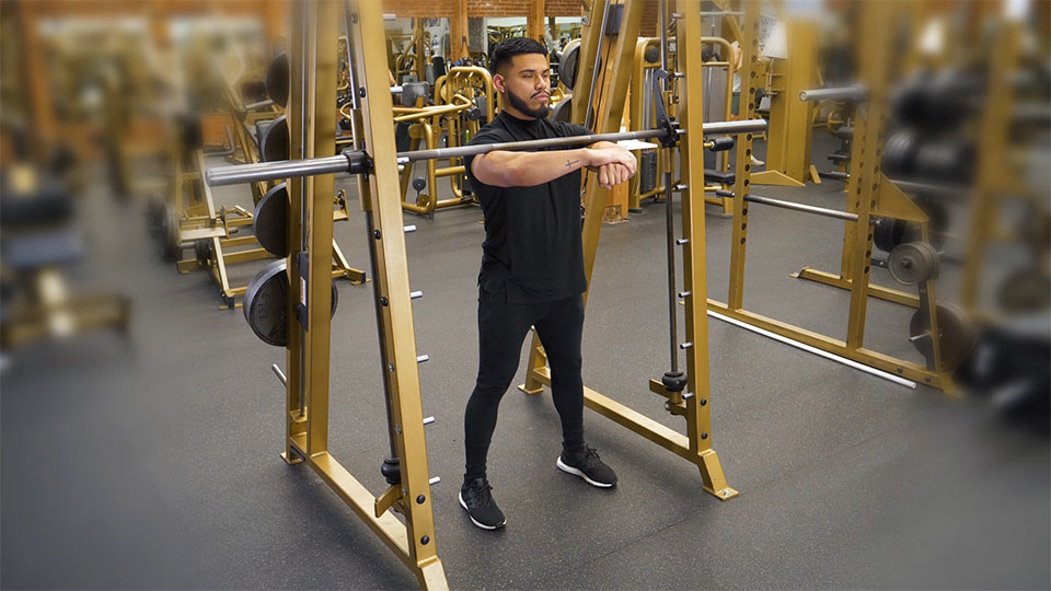 Smith Machine Front Squat exercise