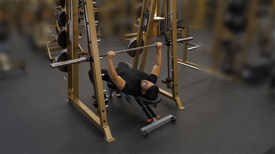 Smith Machine Bench Press (Wide Grip)