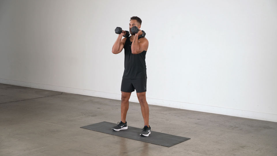 Dumbbell Squat exercise