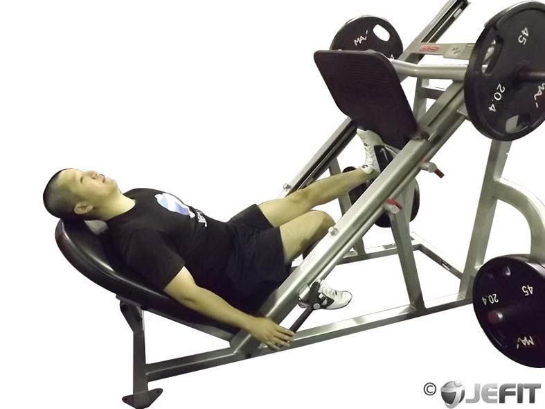 Machine Single-Leg Calf Press exercise