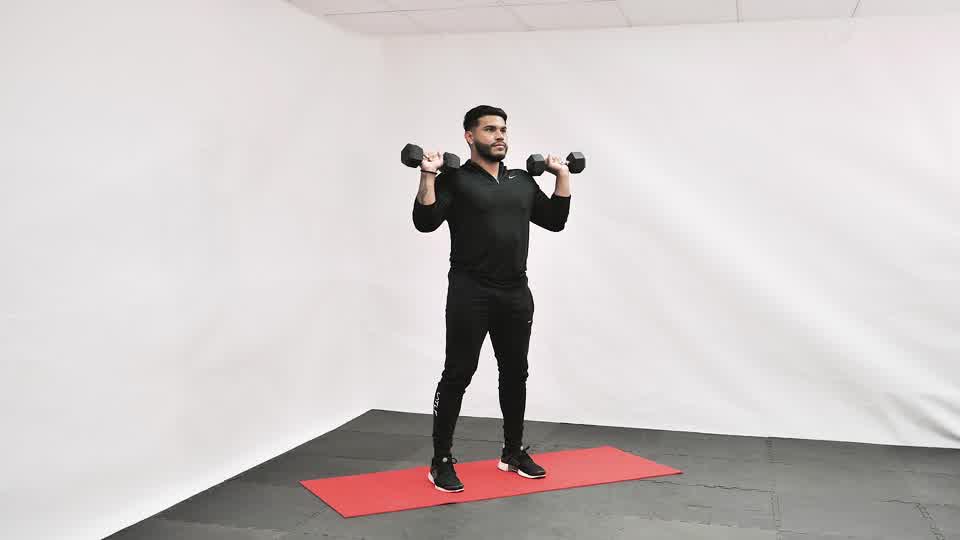 Dumbbell Push Press exercise