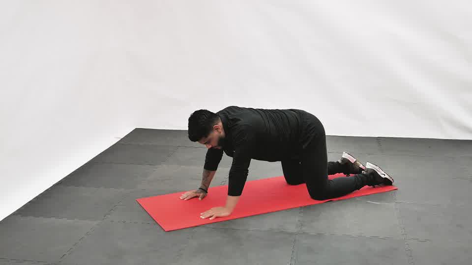 Child Pose Side Stretch