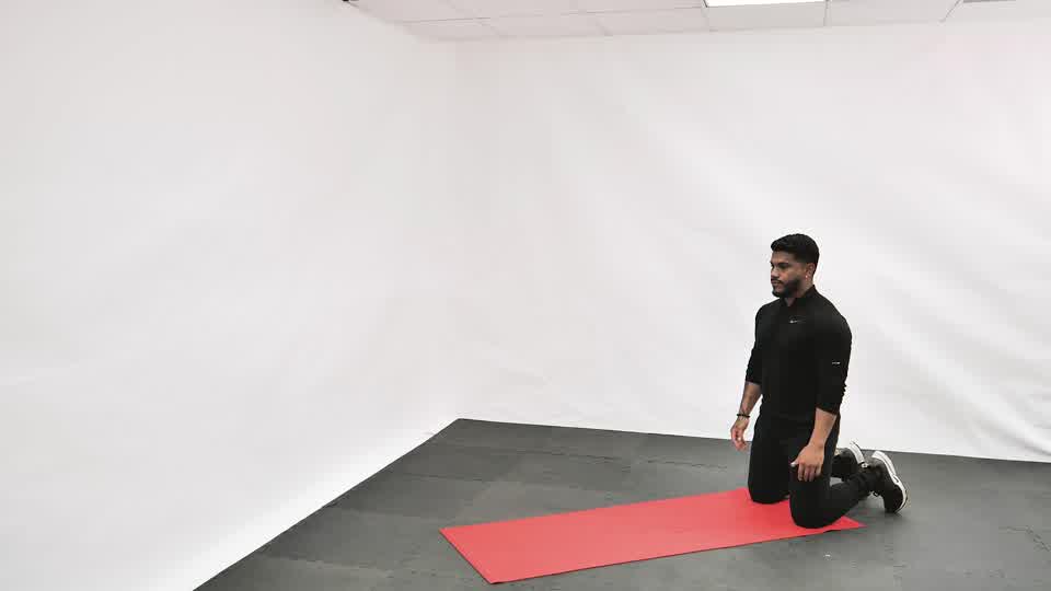 Warrior High Lunge exercise