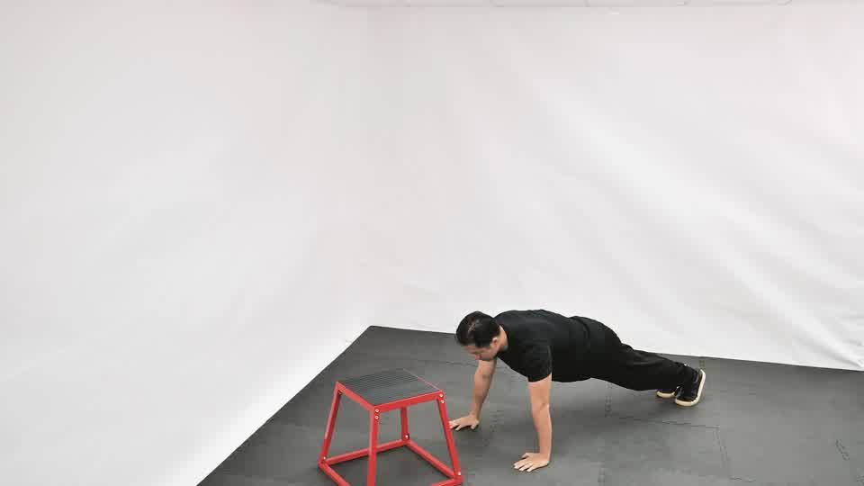 Push-Up to Box Jump