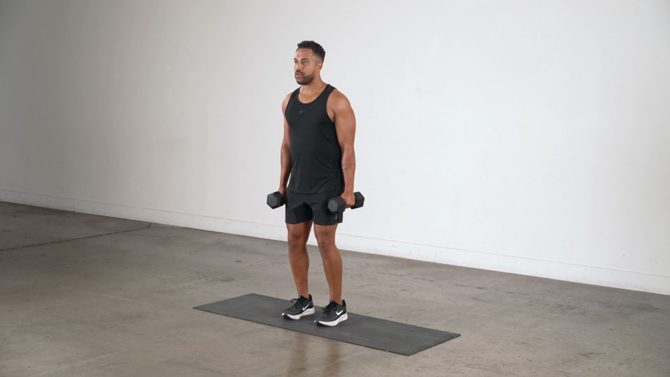 Dumbbell Calf Raise exercise