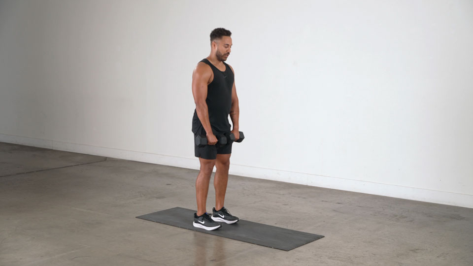 Dumbbell Deadlift exercise