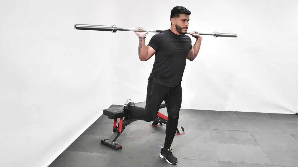 Barbell Single-Leg Squat exercise